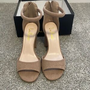 Lulus Taupe Tan Heeled Shoe